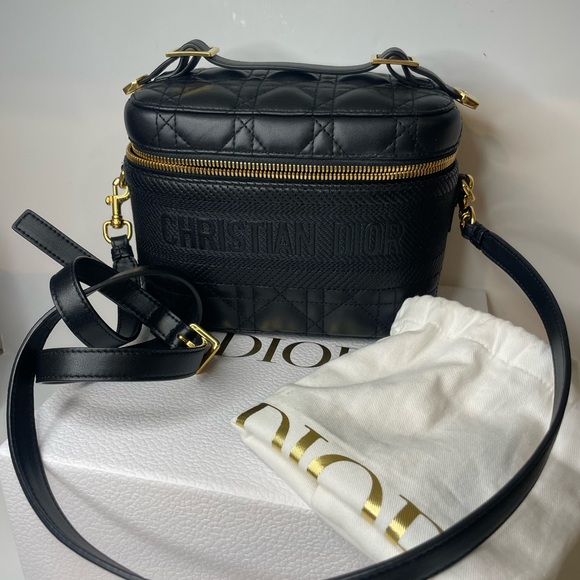 Dior travel vanity with removable crossbody strap Full Set EUC - Picture 13 of 13